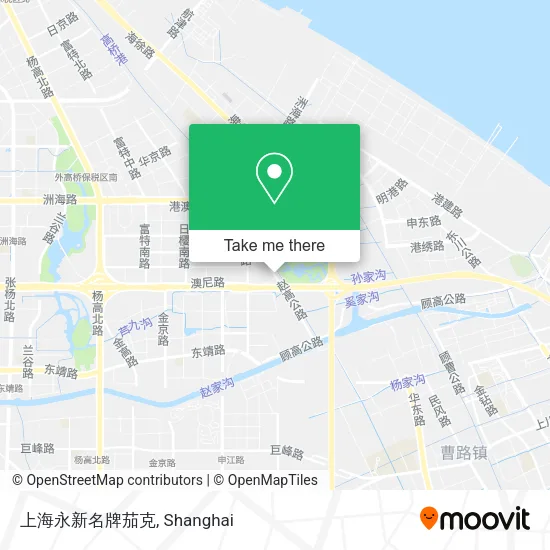 上海永新名牌茄克 map
