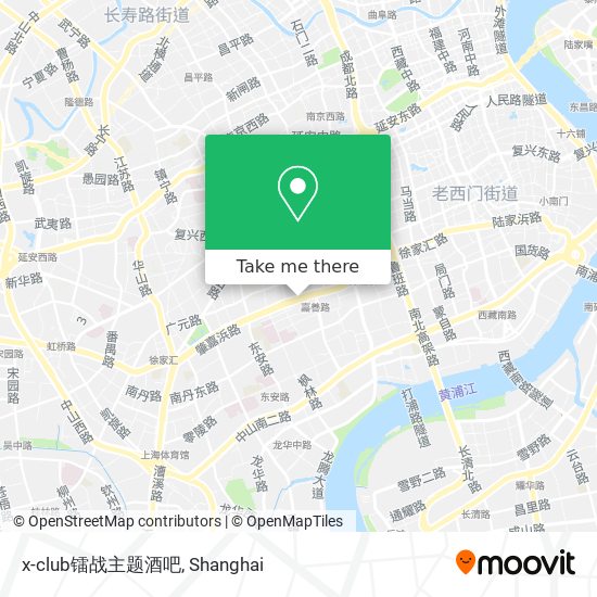 x-club镭战主题酒吧 map