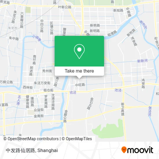 中发路仙居路 map