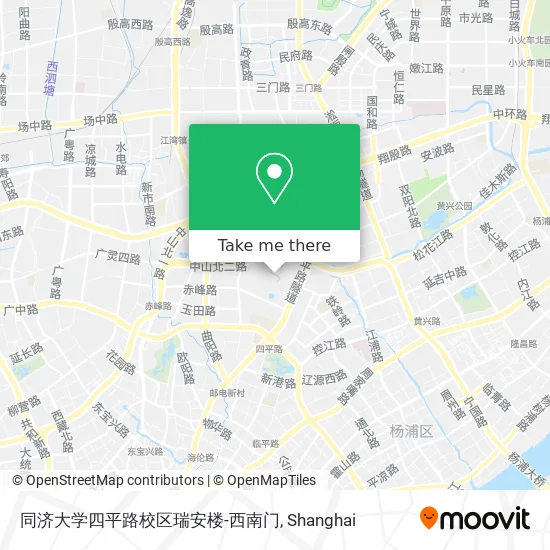 同济大学四平路校区瑞安楼-西南门 map