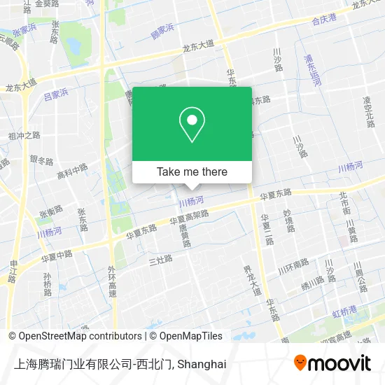 上海腾瑞门业有限公司-西北门 map