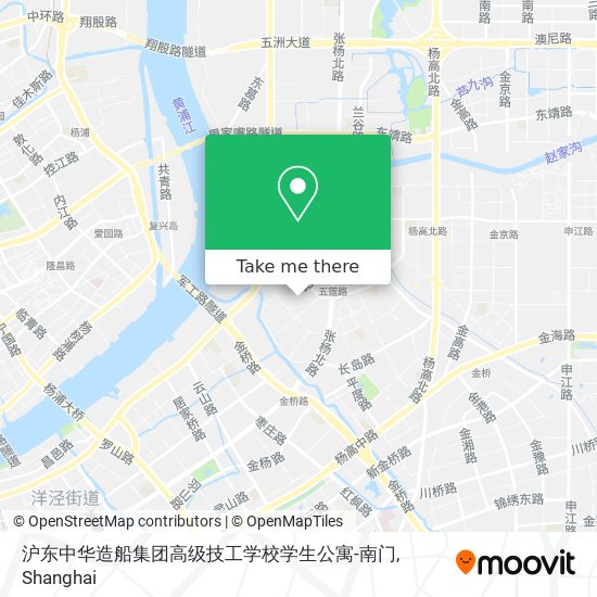 沪东中华造船集团高级技工学校学生公寓-南门 map