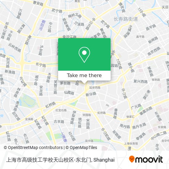 上海市高级技工学校天山校区-东北门 map