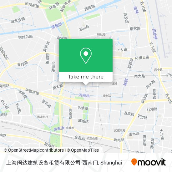 上海闽达建筑设备租赁有限公司-西南门 map