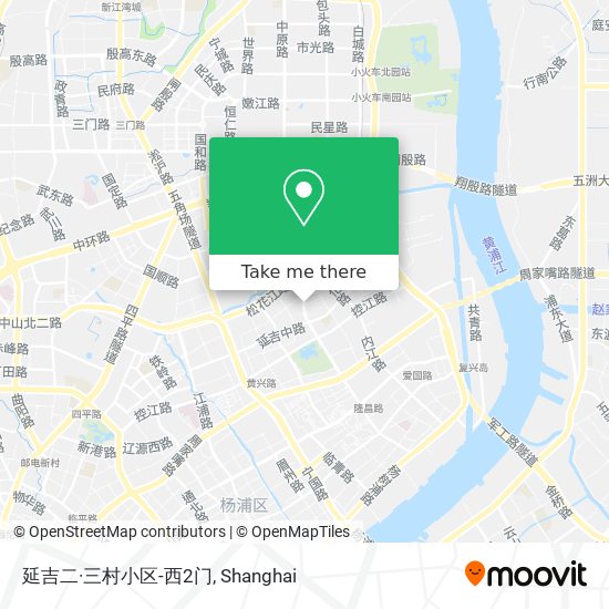 延吉二·三村小区-西2门 map