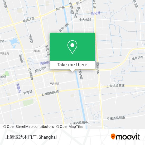 上海源达木门厂 map
