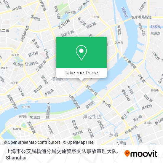 上海市公安局杨浦分局交通警察支队事故审理大队 map
