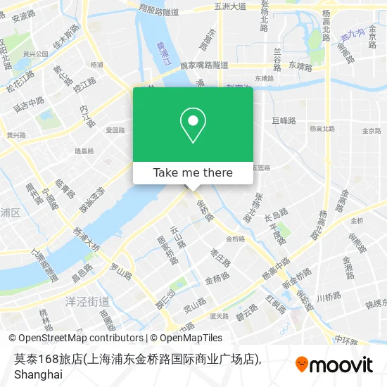 莫泰168旅店(上海浦东金桥路国际商业广场店) map