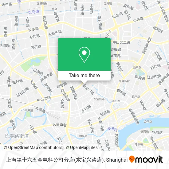 上海第十六五金电料公司分店(东宝兴路店) map