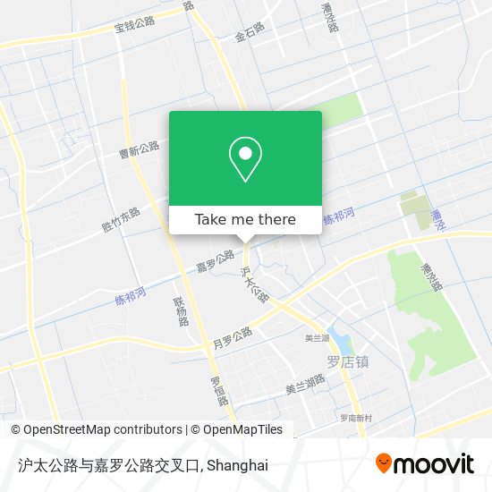 沪太公路与嘉罗公路交叉口 map