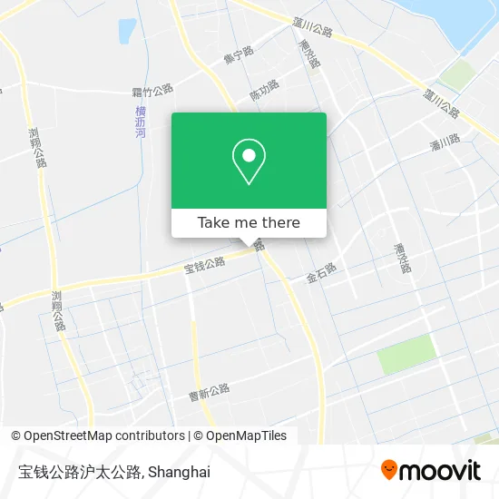 宝钱公路沪太公路 map