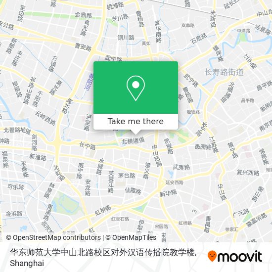 华东师范大学中山北路校区对外汉语传播院教学楼 map