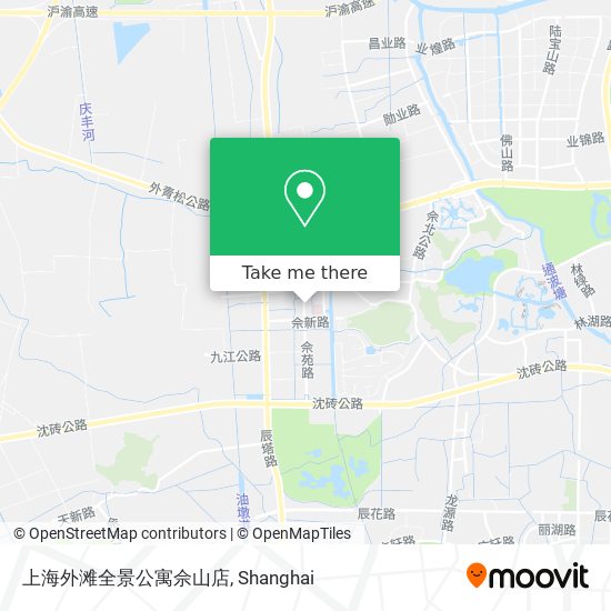 上海外滩全景公寓佘山店 map