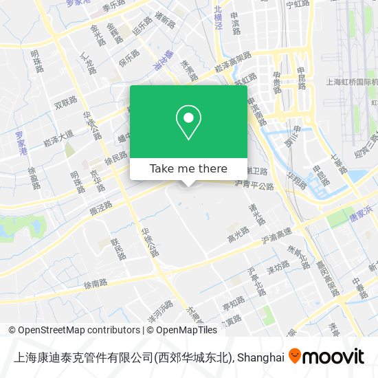 上海康迪泰克管件有限公司(西郊华城东北) map