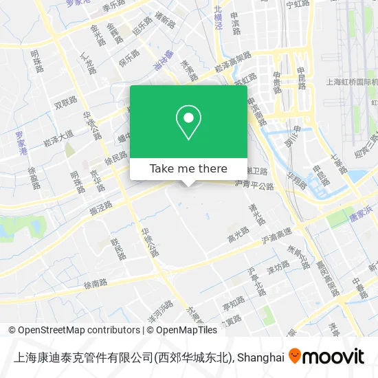 上海康迪泰克管件有限公司(西郊华城东北) map