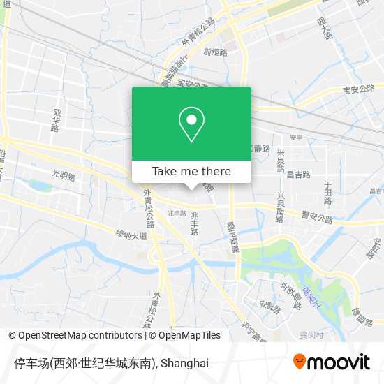 停车场(西郊·世纪华城东南) map