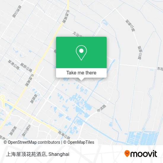 上海屋顶花苑酒店 map