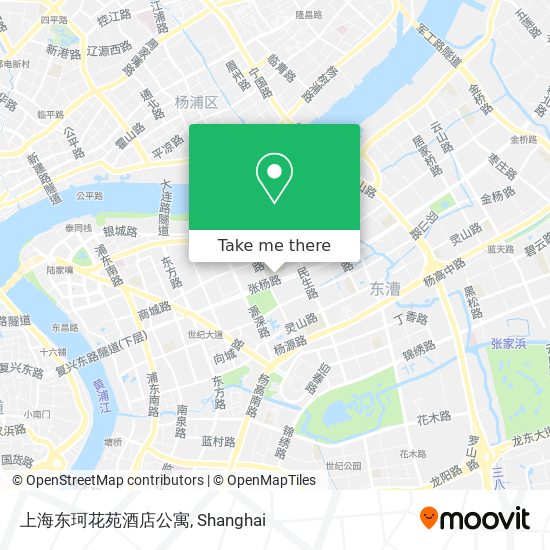 上海东珂花苑酒店公寓 map