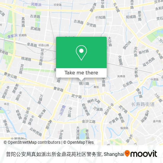 普陀公安局真如派出所金鼎花苑社区警务室 map