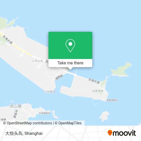 大指头岛 map