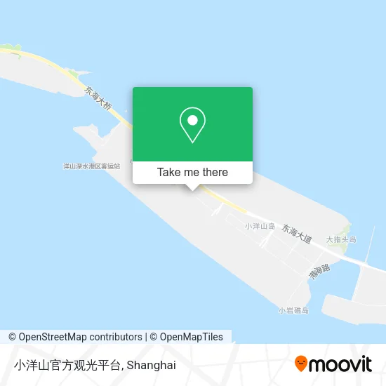小洋山官方观光平台 map