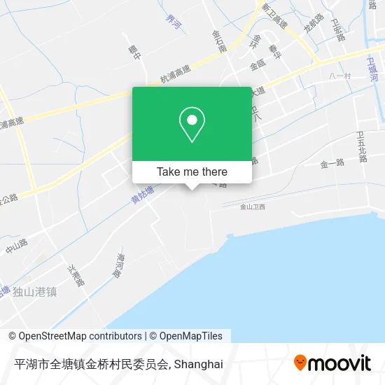 平湖市全塘镇金桥村民委员会 map