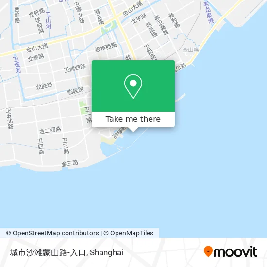 城市沙滩蒙山路-入口 map