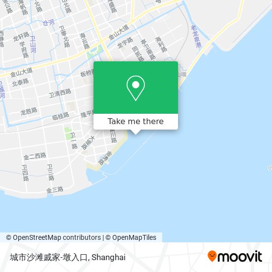 城市沙滩戚家-墩入口 map