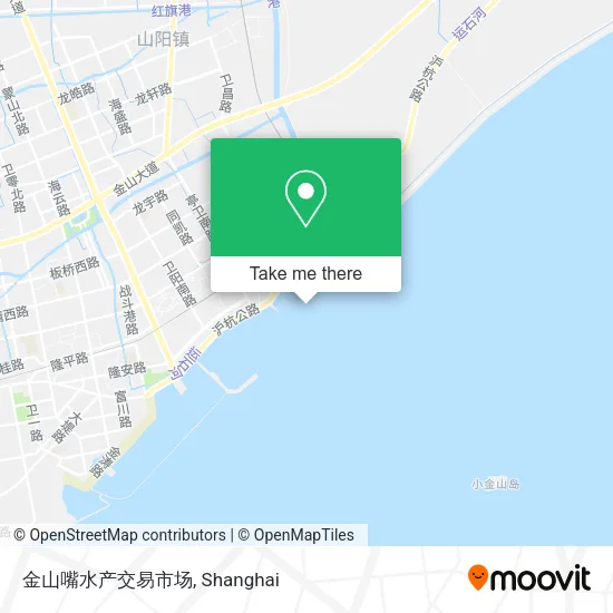 金山嘴水产交易市场 map
