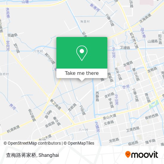 查梅路蒋家桥 map