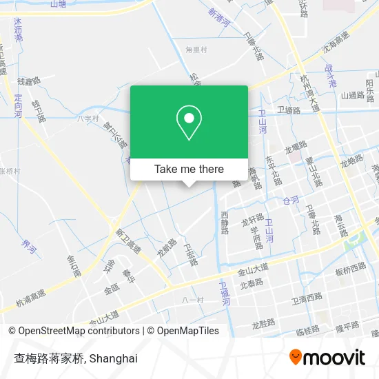 查梅路蒋家桥 map