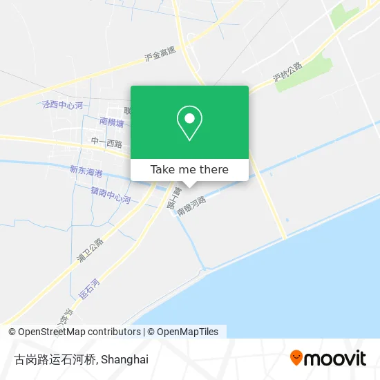 古岗路运石河桥 map