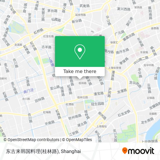东古来韩国料理(桂林路) map