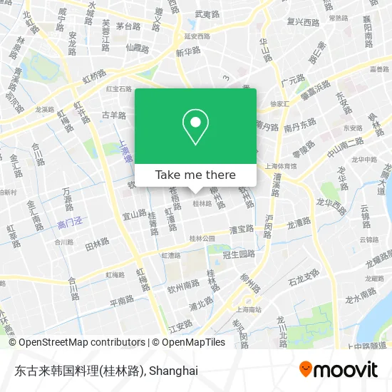 东古来韩国料理(桂林路) map