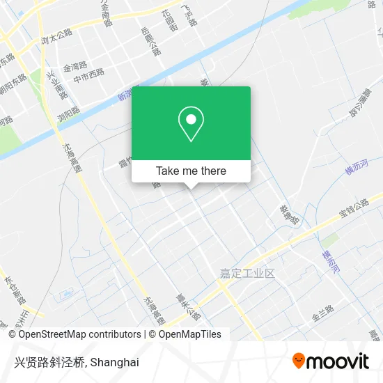 兴贤路斜泾桥 map