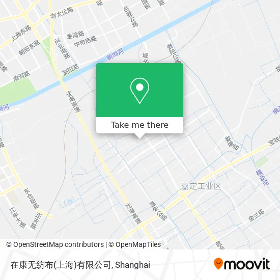 在康无纺布(上海)有限公司 map