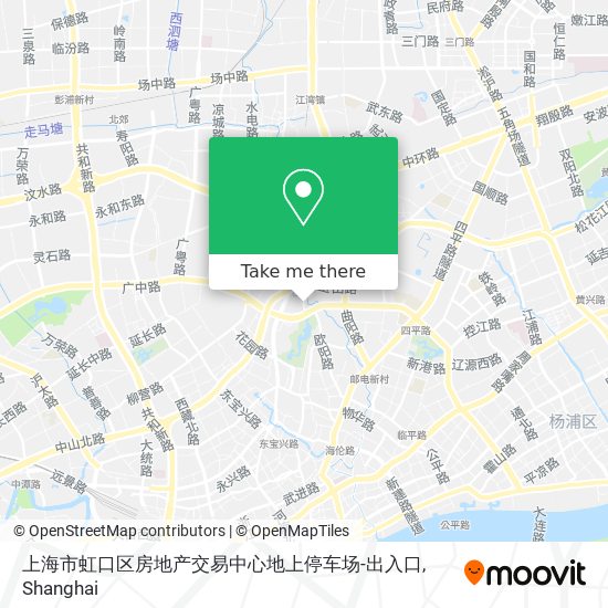 上海市虹口区房地产交易中心地上停车场-出入口 map