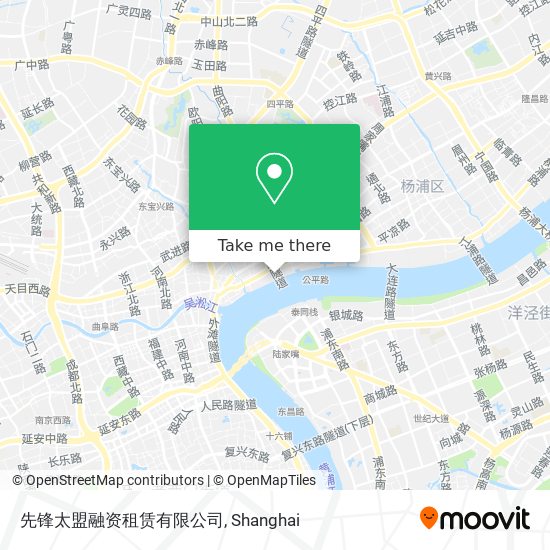 先锋太盟融资租赁有限公司 map