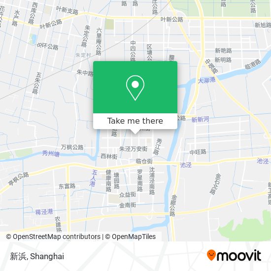 新浜 map