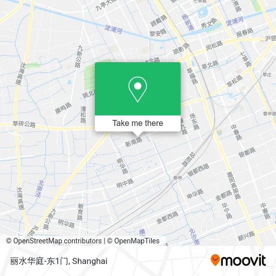 丽水华庭-东1门 map