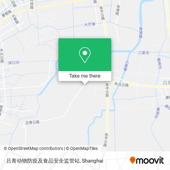 吕青动物防疫及食品安全监管站 map