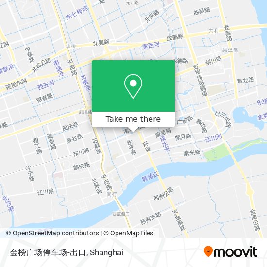 金榜广场停车场-出口 map