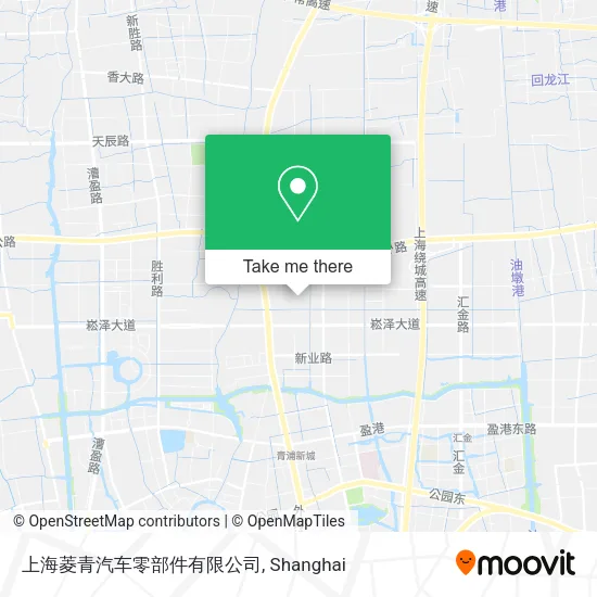 上海菱青汽车零部件有限公司 map