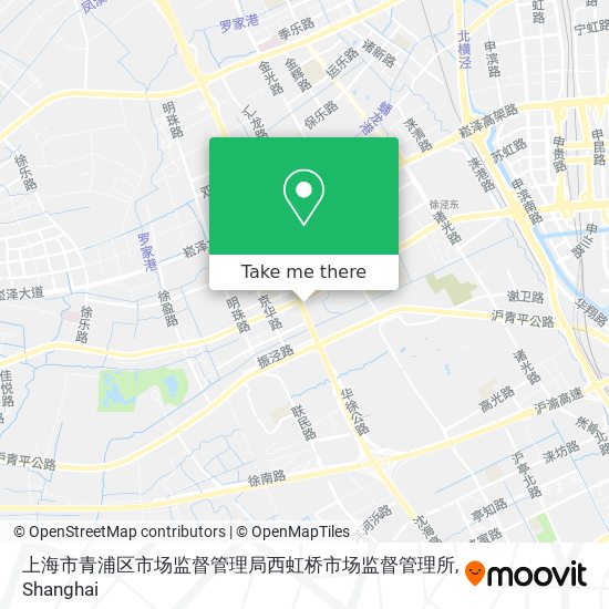 上海市青浦区市场监督管理局西虹桥市场监督管理所 map