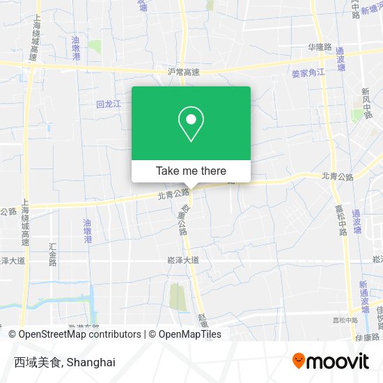 西域美食 map