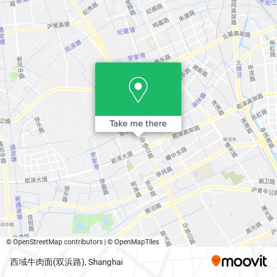 西域牛肉面(双浜路) map