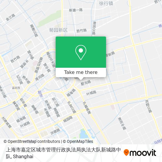 上海市嘉定区城市管理行政执法局执法大队新城路中队 map