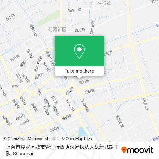 上海市嘉定区城市管理行政执法局执法大队新城路中队 map