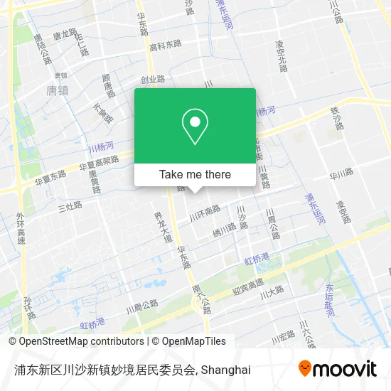 浦东新区川沙新镇妙境居民委员会 map