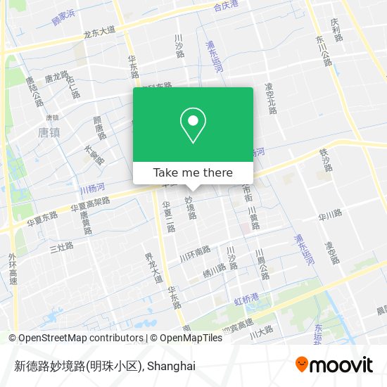 新德路妙境路(明珠小区) map
